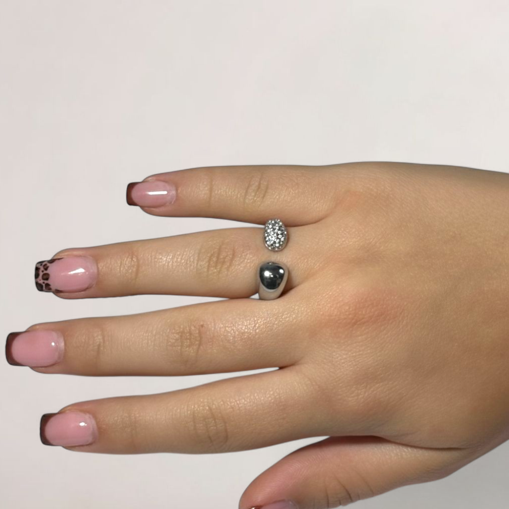 Anello Bubble Silver