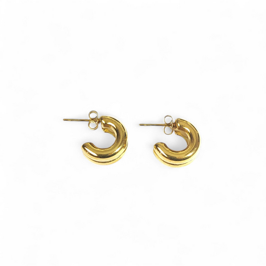 Orecchini Puffy Gold