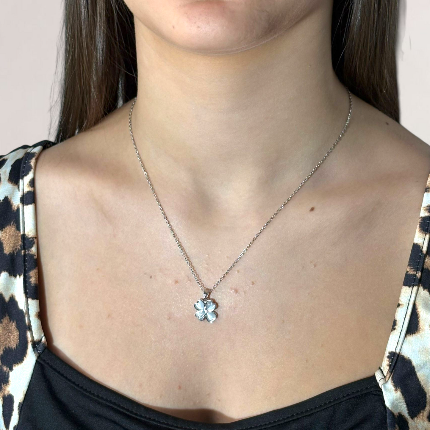 Collana Clover Love Silver