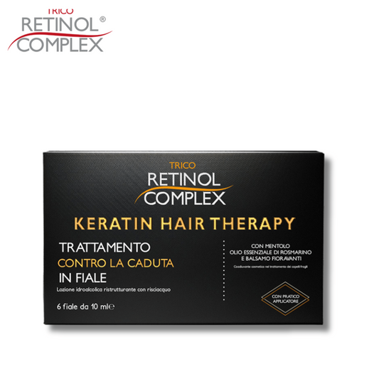 Retinol Complex - Keratin Hair Therapy Anti Caduta 6 Fiale 10ml