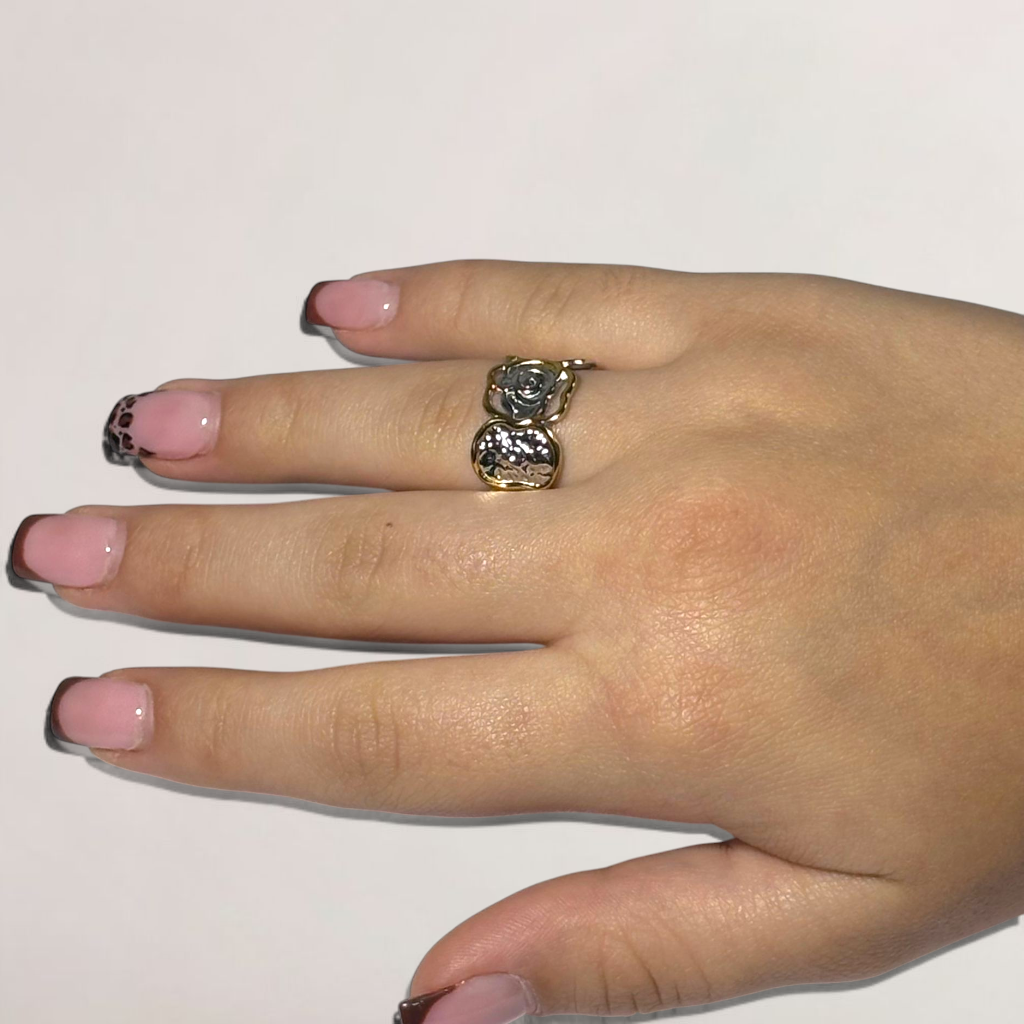 Anello Rose Bicolor