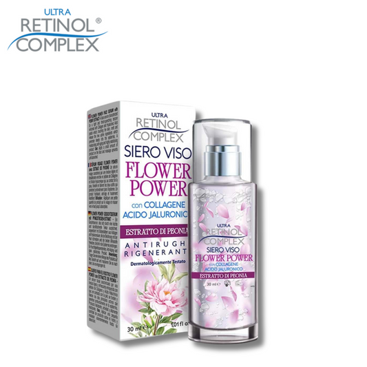 Retinol Complex - Siero Viso Flower Power Antirughe Rigenerante 30ml