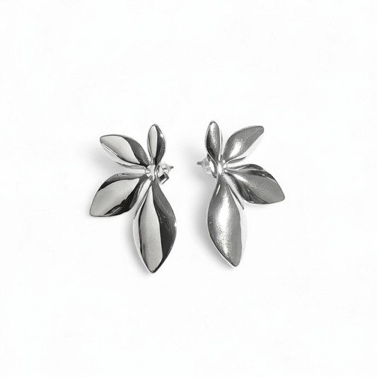Orecchini Flower Silver