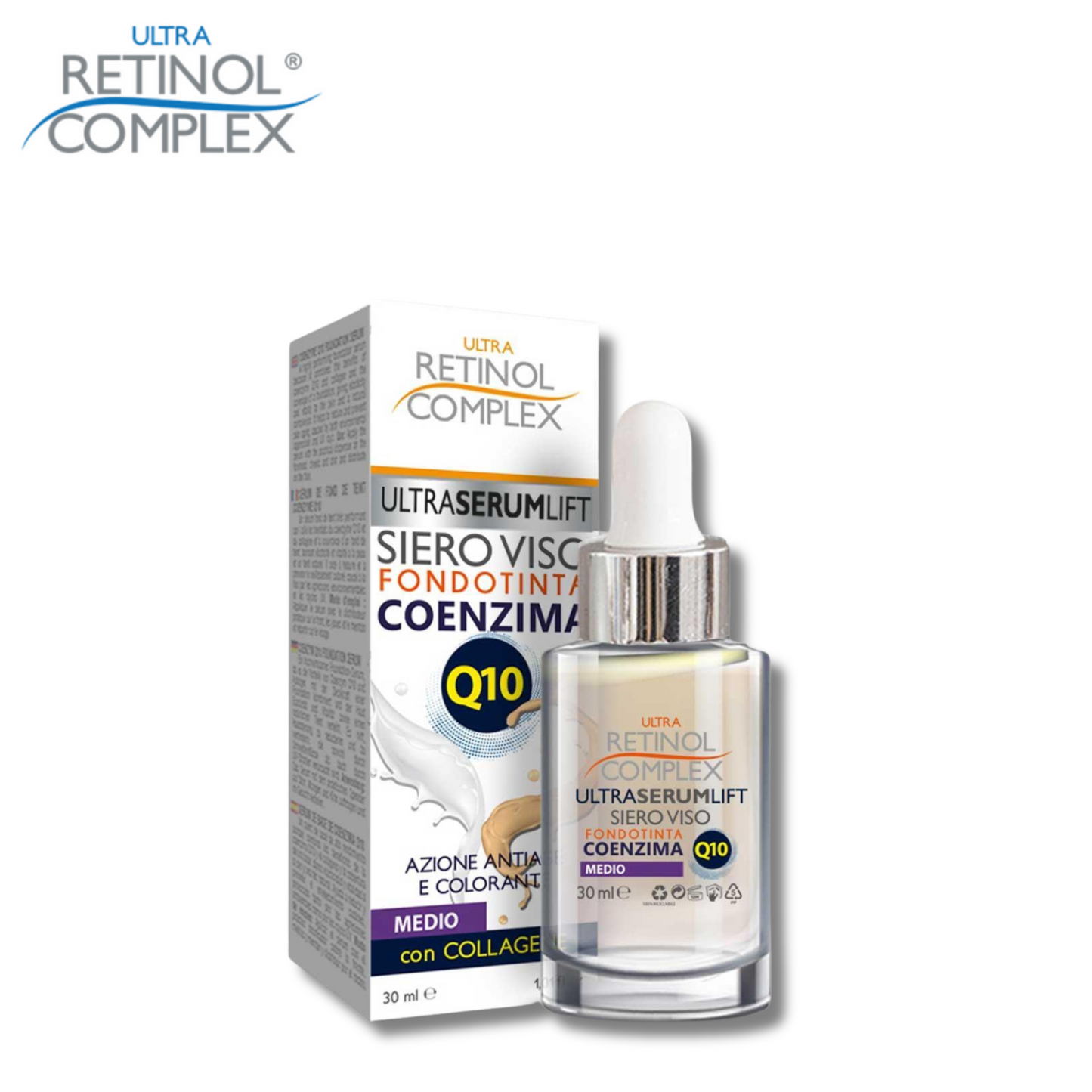 Retinol Complex - Ultraserumlift Siero Viso Fondotinta Coenzima Q10 30ml