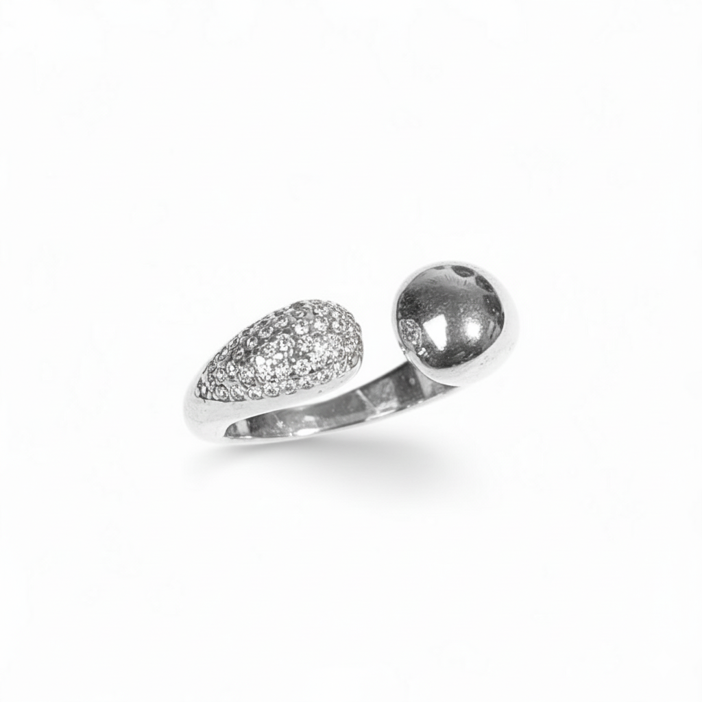 Anello Bubble Silver