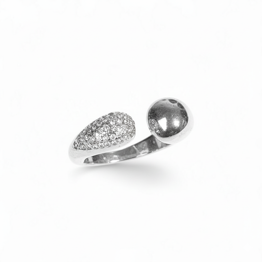 Anello Bubble Silver