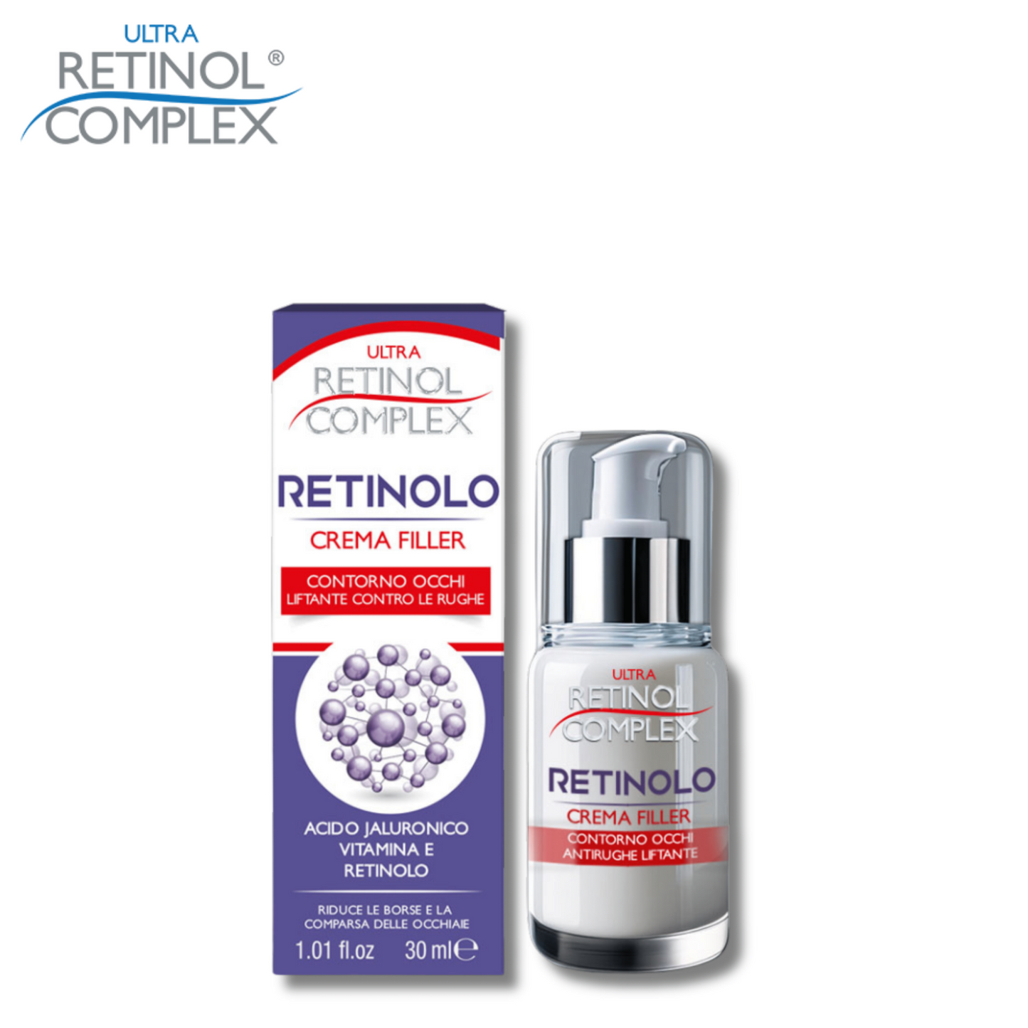 Retinol Complex - Crema Filler Antirughe Contorno Occhi 30ml