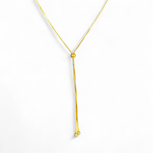 Collana Y-Drop Gold